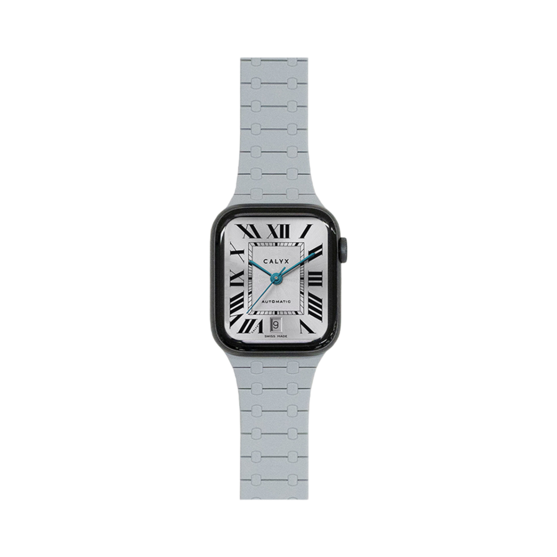 W-ASTP-SLMG-41GY CALYX Apple Watch 38/40/41/42(10th)mm Silicone Magnetic Strap Light Gray