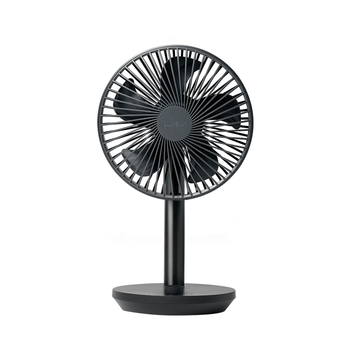 루메나 FAN STAND 4 프리미엄 무선 선풍기 차콜 블랙(Lumena FAN STAND 4 Premium Wireless Fan Charcoal Black) - 1