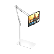 SINJIMORU Stand-Type Carbon Steel 25CM Holder Phone Tablet Flexible Arm Basic White