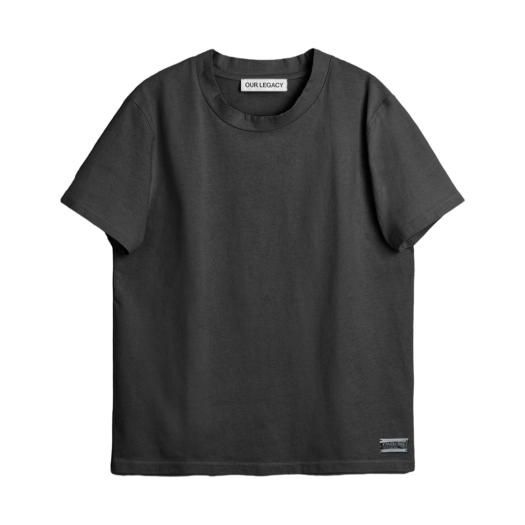 아워레가시 호버 티셔츠 드라이 크레페 블랙 | Our Legacy | KREAM