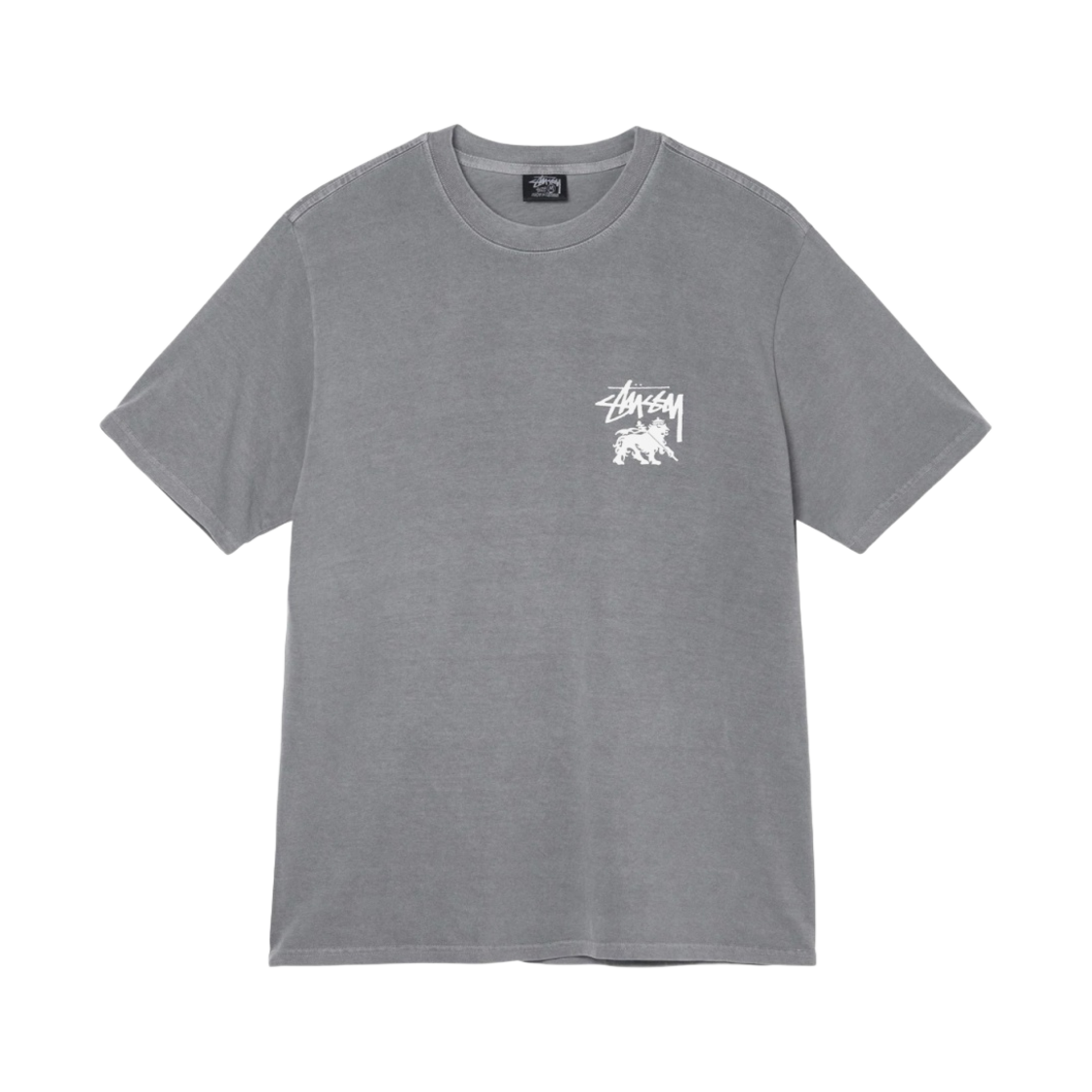 스투시 라이언 닷 피그먼트 다이드 티셔츠 그레이(Stussy Lion Dot Pigment Dyed T-Shirt Grey) - 2