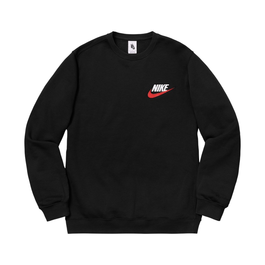 슈프림 x 나이키 크루넥 블랙 - 18FW