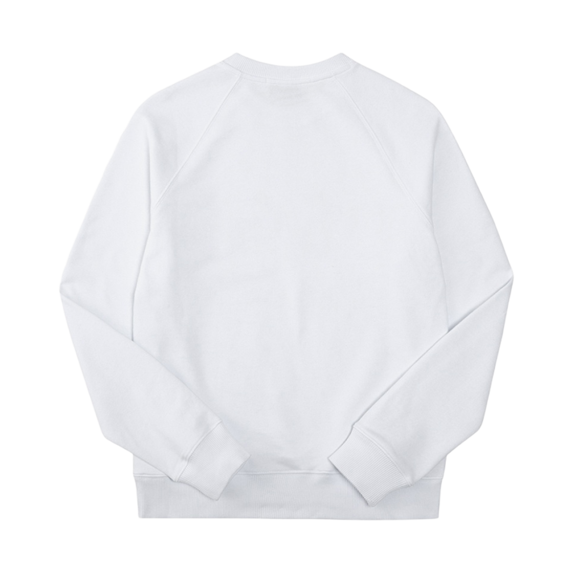 (W) 엠에스지엠 브러쉬드 로고 코튼 크루넥 스웨트셔츠 화이트((W) MSGM Cotton Crewneck Sweatshirt with Brushed Logo White) - 2