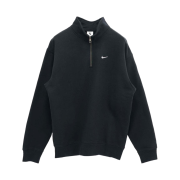 Nike NRG Solo Swoosh Heavy Weight BB Quarter Zip Top Black - US/EU