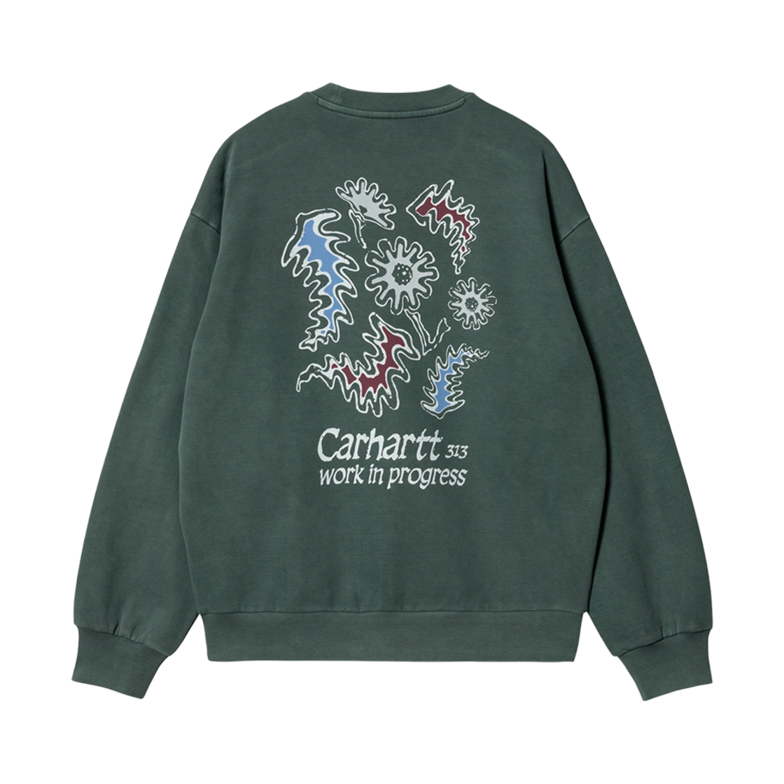 칼하트 WIP 스플래쉬 스웨트셔츠 디스커버리 그린(Carhartt WIP Splash Sweatshirt Discovery Green) - 2