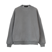 Shaka Wear Double Layer Garment Dye Crewneck Gray