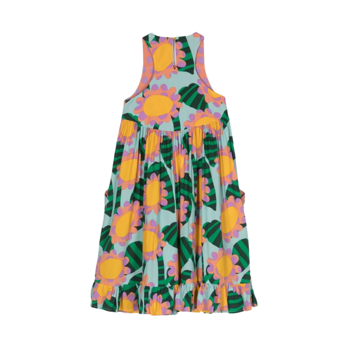 (키즈) 스텔라 맥카트니 그래픽 플라워 슬리브리스 드레스 블루 멀티컬러((Kids) Stella McCartney Graphic Flower Sleeveless Dress Blue Multicolour) - 2