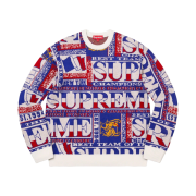 Supreme Scarf Sweater White - 23SS