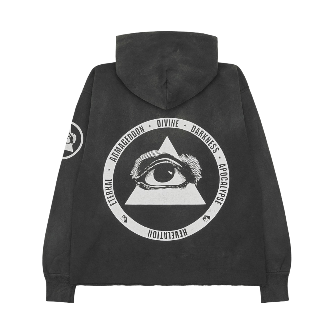 세인트 마이클 x 코스케 카와무라 컴플리케이티드 후드 블랙 - 23AW(Saint Mxxxxxx x Kosuke Kawamura Complicated Hoodie Black - 23AW) - 2