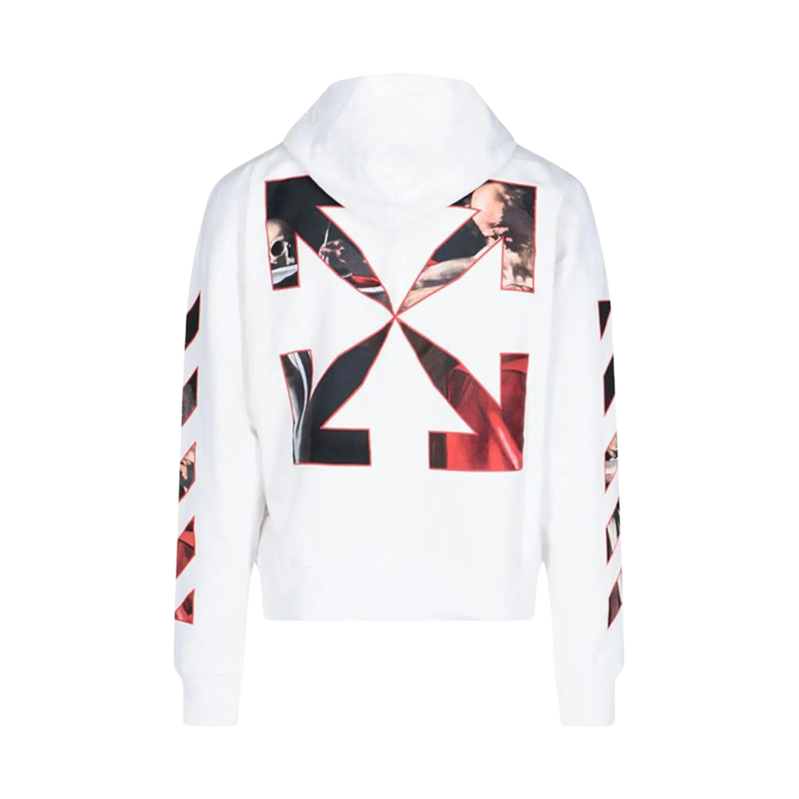 오프화이트 카라바지오 프린트 후드 화이트(Off-White Caravaggio Print Hoodie White) - 2