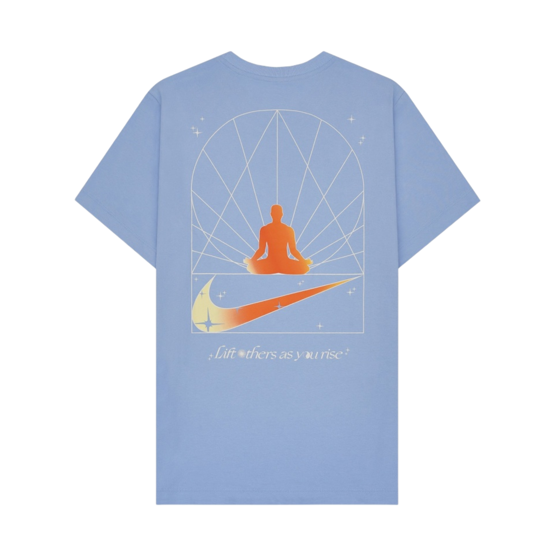 나이키 드라이핏 요가 티셔츠 코발트 블리스 - 아시아(Nike Dri-Fit Yoga T-Shirt Cobalt Bliss - Asia) - 1