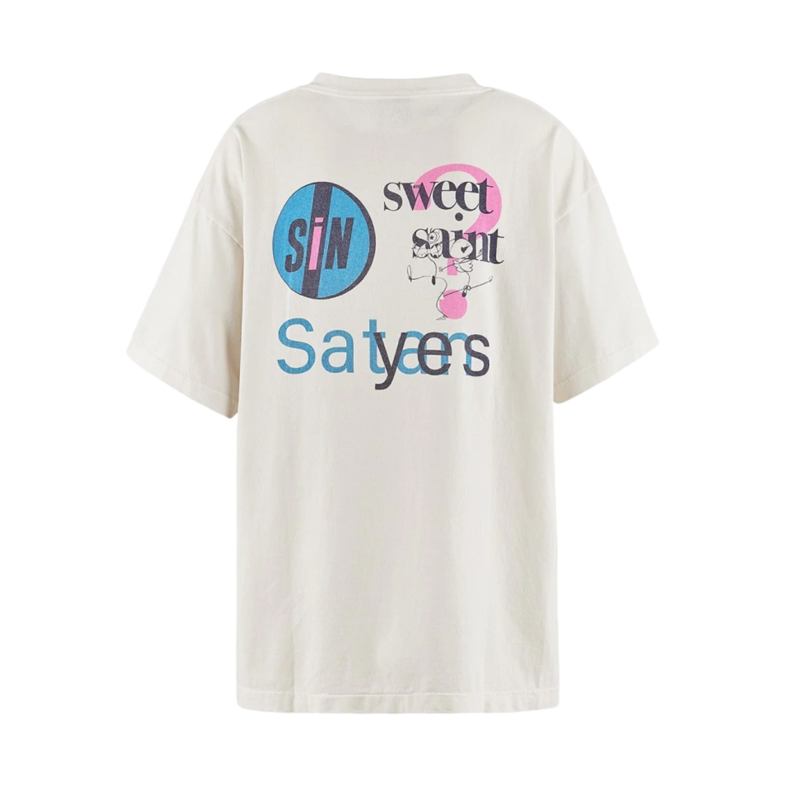 YS8-0000-008 Saint Mxxxxxx Sweet Saint S/S T-Shirt White