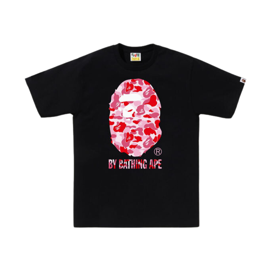 0ZXTEM110006N BAPE ABC Camo By Bathing Ape T-Shirt Black Pink
