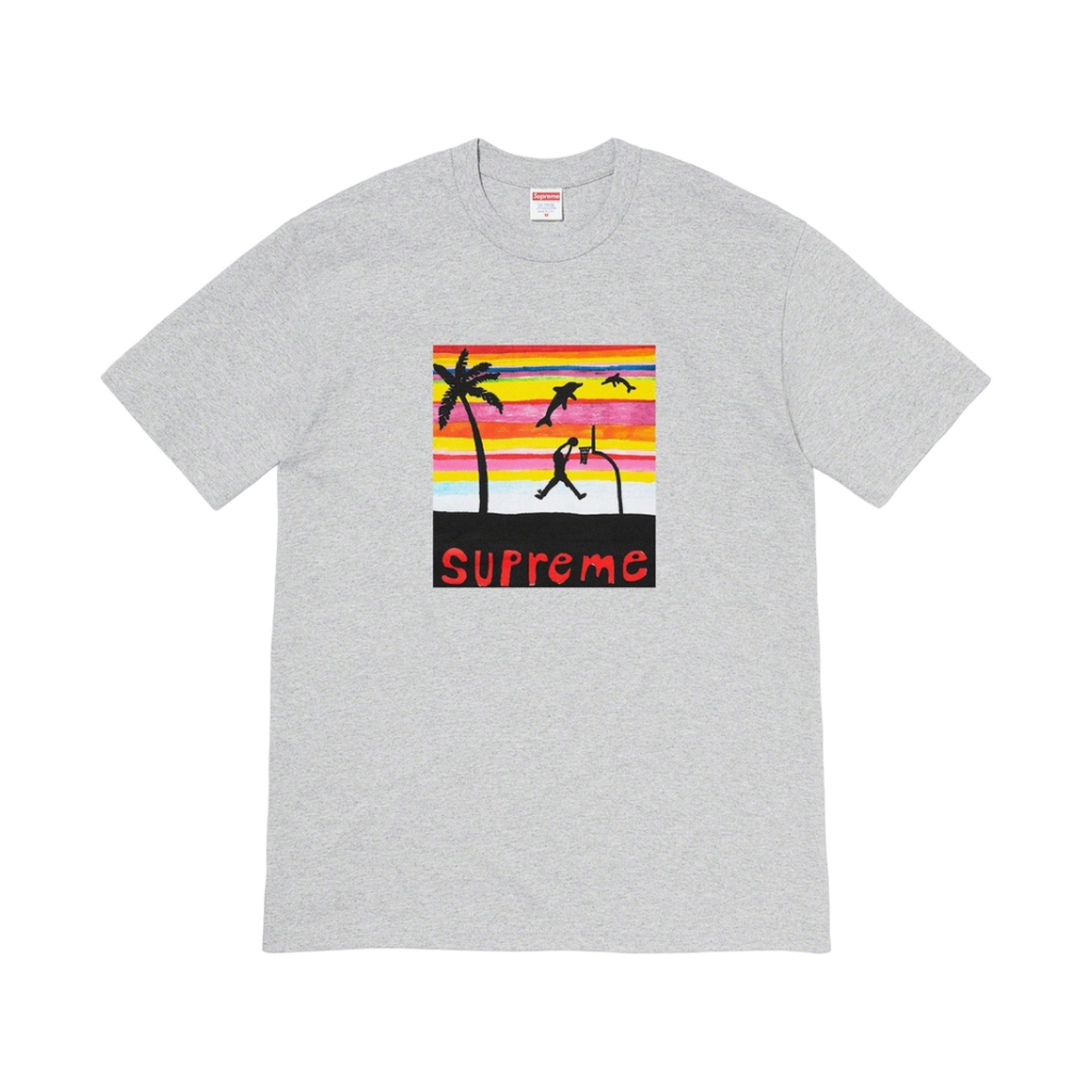 슈프림 덩크 티셔츠 헤더 그레이 - 21SS(Supreme Dunk T-Shirt Heather Grey - 21SS) - 1