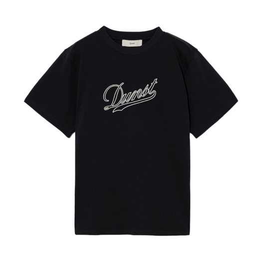 UDTS5B131N2_M_ Dunst Unisex Chain Logo T-Shirt Navy