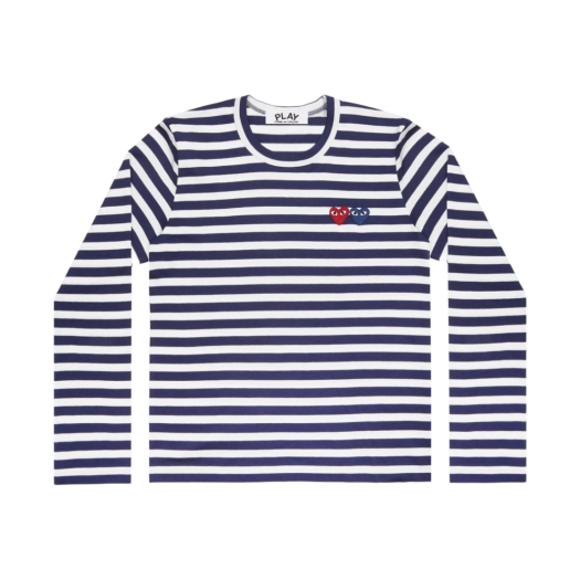 COMME DES GARCONS｜ (AX-T164-051-4 (P1T164 / AZ-T164-051 Striped Big Heart L/S T-Shirt - Black/White – Feature