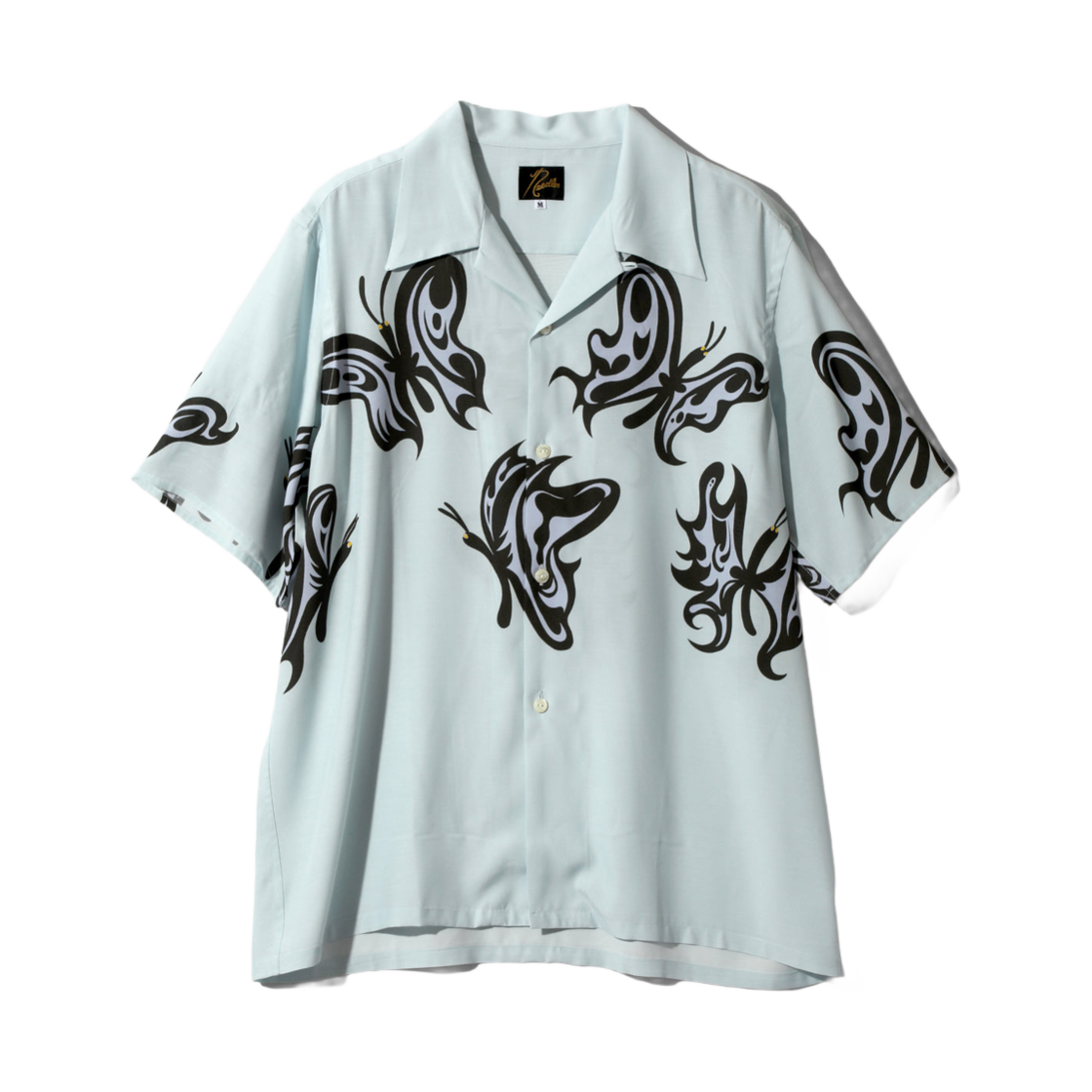 니들스 x 카에 다나카 숏슬리브 원업 셔츠 KT 빠삐용 라이트 블루(Needles x Kae Tanaka S/S One-Up Shirt KT Papillon Lt. Blue)