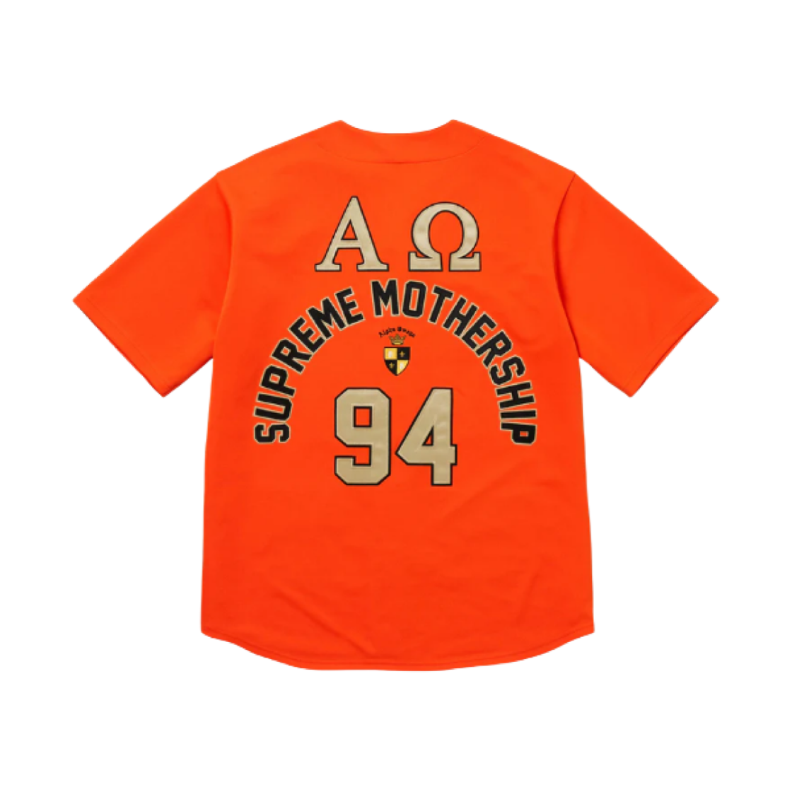 슈프림 알파 오메가 베이스볼 저지 오렌지 - 24FW(Supreme Alpha Omega Baseball Jersey Orange - 24FW) - 2
