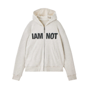 Safarispot Not Army Reversible Hoodie Zipup Cream