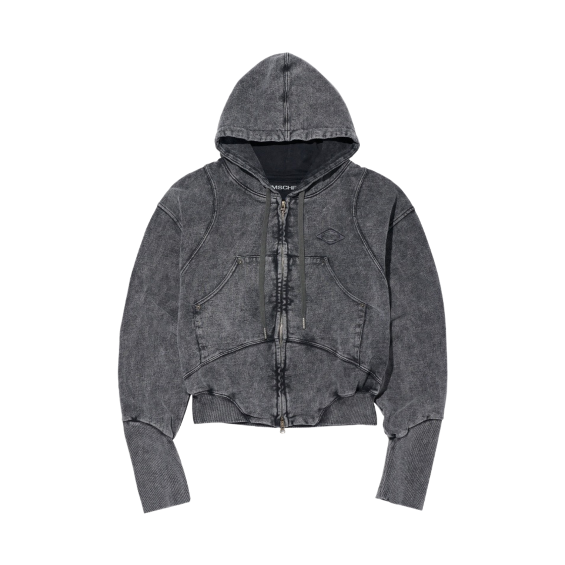 MF24SSHZ02 (W) Mischief Balloon Hoodie Washed Charcoal