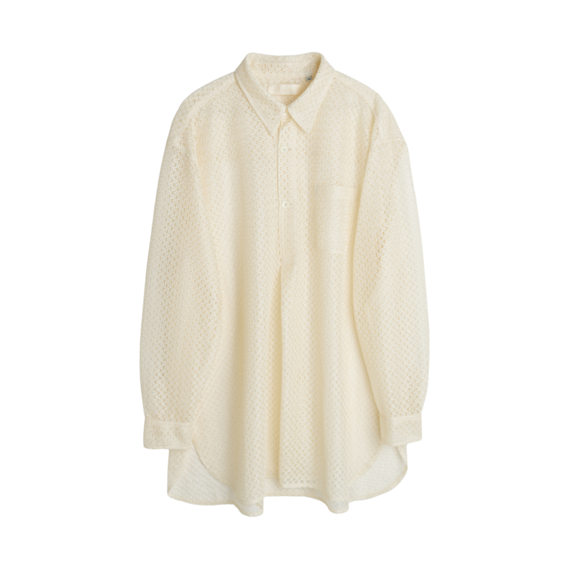 아워레가시 팝오버 셔츠 오프 화이트 테크니컬 레이스(Our Legacy Popover Shirt Off White Technical Lace) - 1