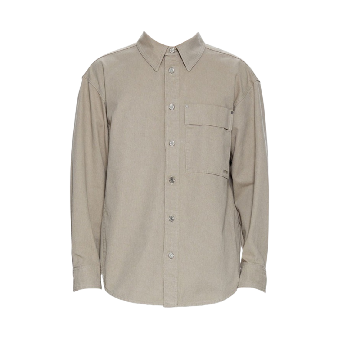 우영미 데님 백로고 셔츠 베이지 - 23SS(Wooyoungmi Denim Back Logo Shirt Beige - 23SS) - 2
