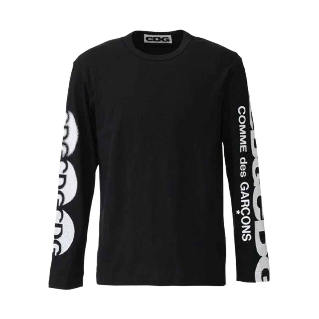 CDG 롱슬리브 티셔츠1 블랙(CDG Long Sleeve T-Shirt1 Black)