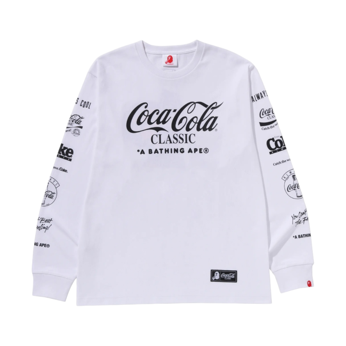 베이프 x 코카콜라 마일로 롱슬리브 티셔츠 화이트(BAPE x Coca Cola Milo L/S T-Shirt White) - 2