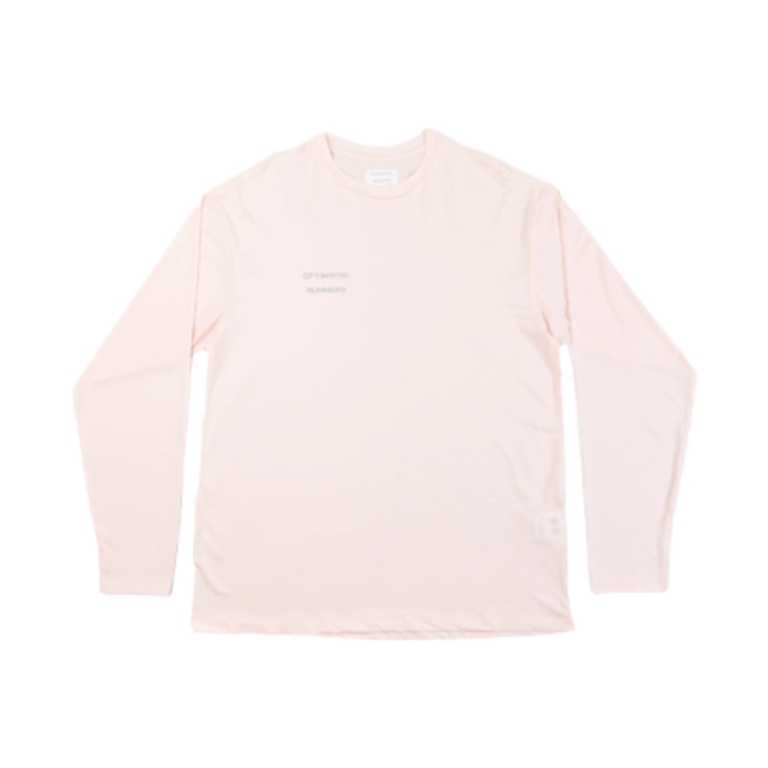- Optimistic Runners Recycled Oversized Longsleeve T-Shirt Pink