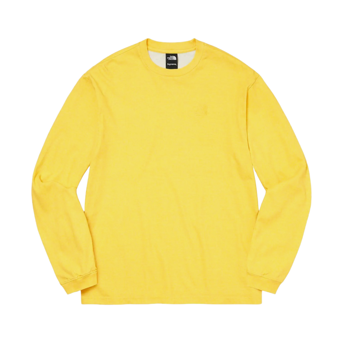 슈프림 x 노스페이스 피그먼트 프린티드 롱슬리브 탑 옐로우 - 22FW(Supreme x The North Face Pigment Printed L/S Top Yellow - 22FW) - 1