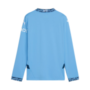 (Kids) Puma MCFC 2024/25 Home Replica LS Jersey Team Light Blue Marine Blue (Non Marking Ver.)