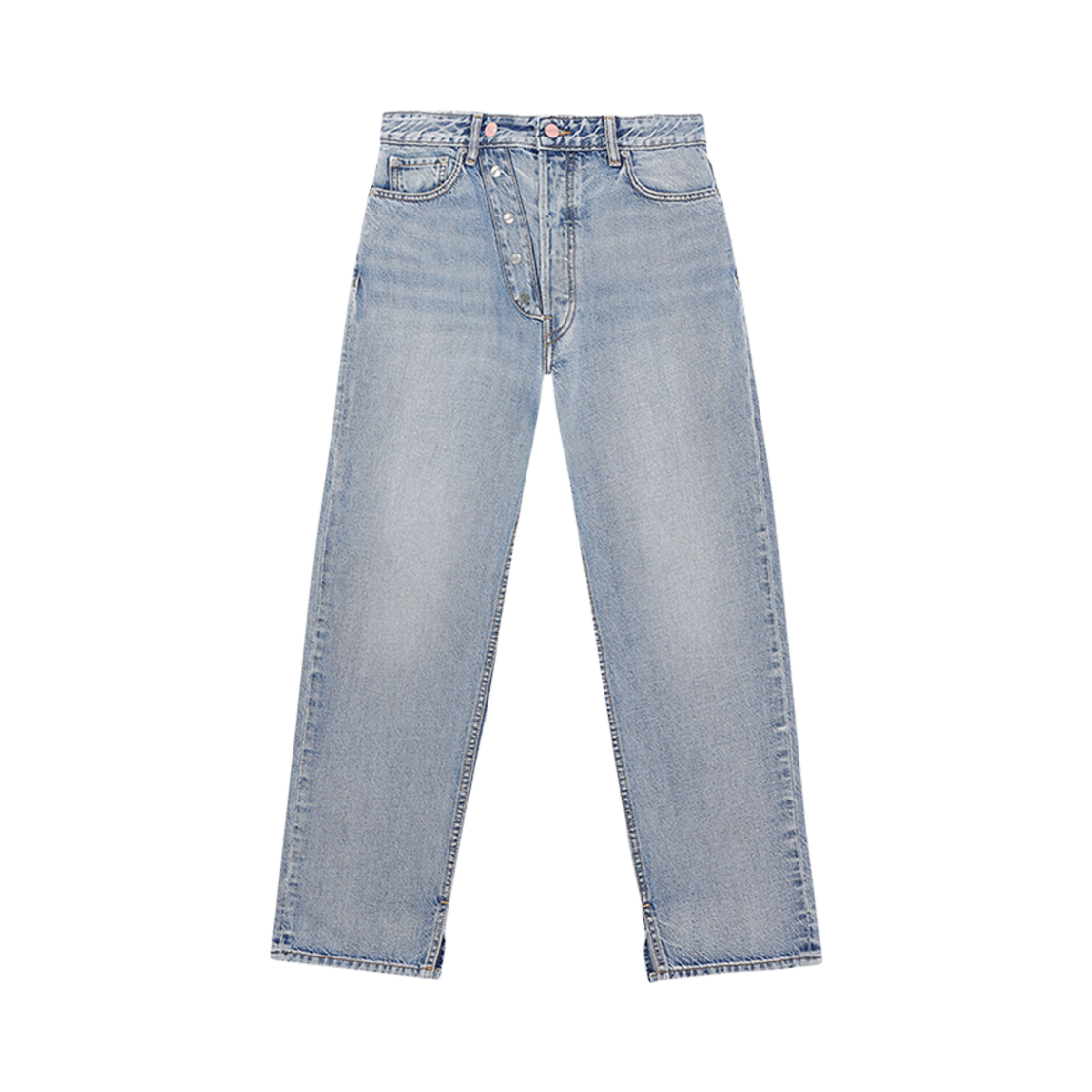 (W) 가니 피그니 진 라이트 블루 빈티지((W) Ganni Figni Jeans Light Blue Vintage) - 2