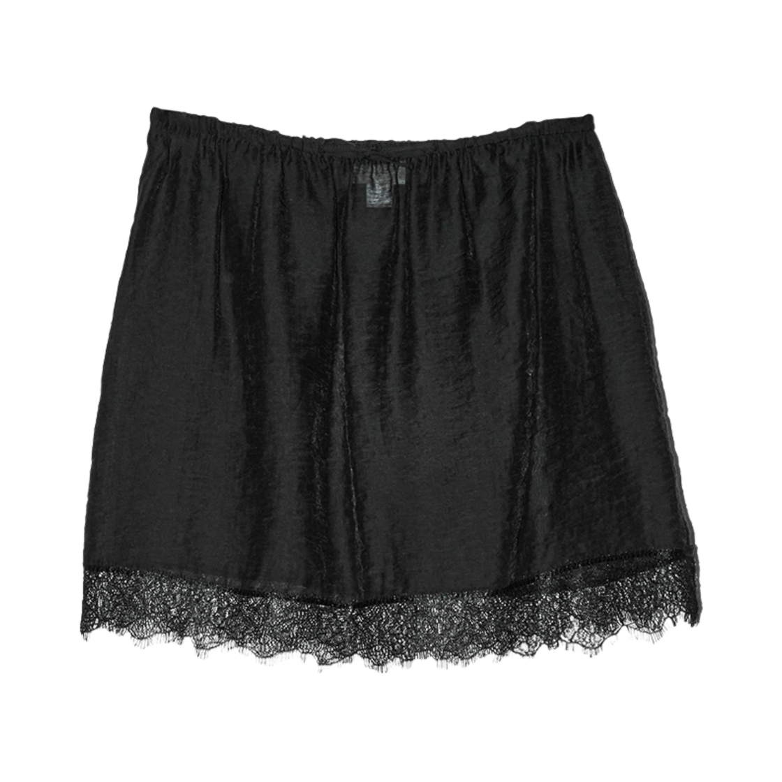 BESSSK004BK Enor Women Lace Mini Skirt  Black