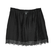 Enor Women Lace Mini Skirt  Black