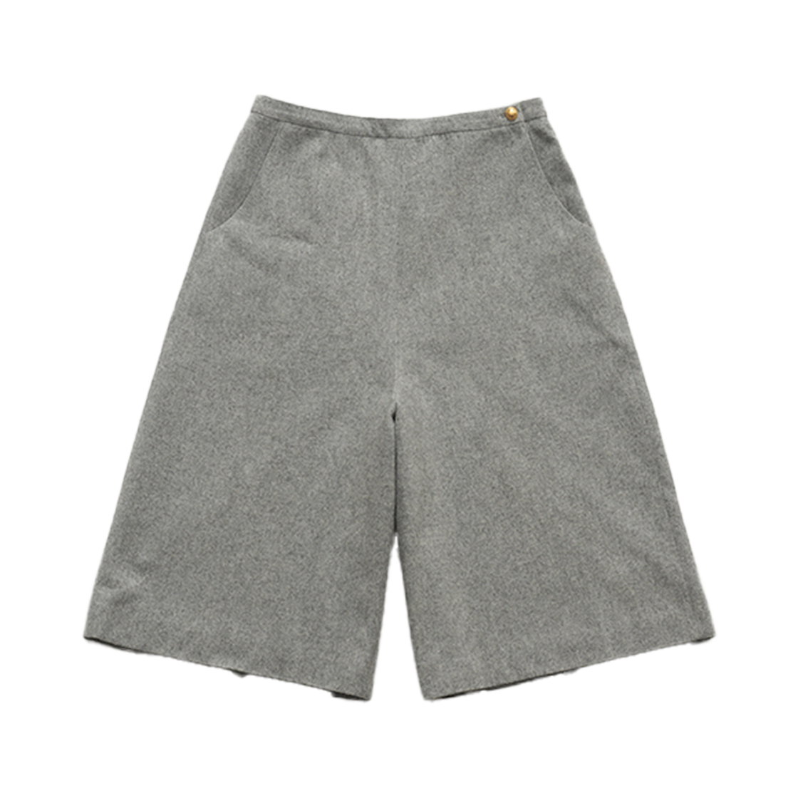 FV25A_PA04GR00S FARVEN Cottage Wool Bermuda Pants Gray