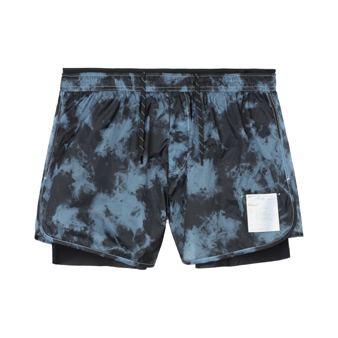 새티스파이 리포제스드 리피 3인치 트레일 쇼츠 잉크 타이 다이