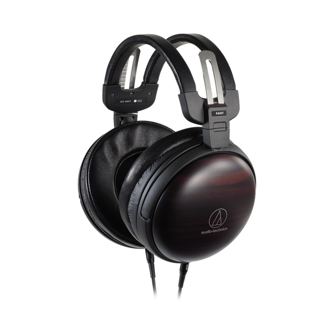 오디오테크니카 ATH-AWKT 흑단 목재 하우징 하이레졸루션 헤드폰(Audio-Technica ATH-AWKT Audiophile Closed Back Dynamic Wooden Headphones)