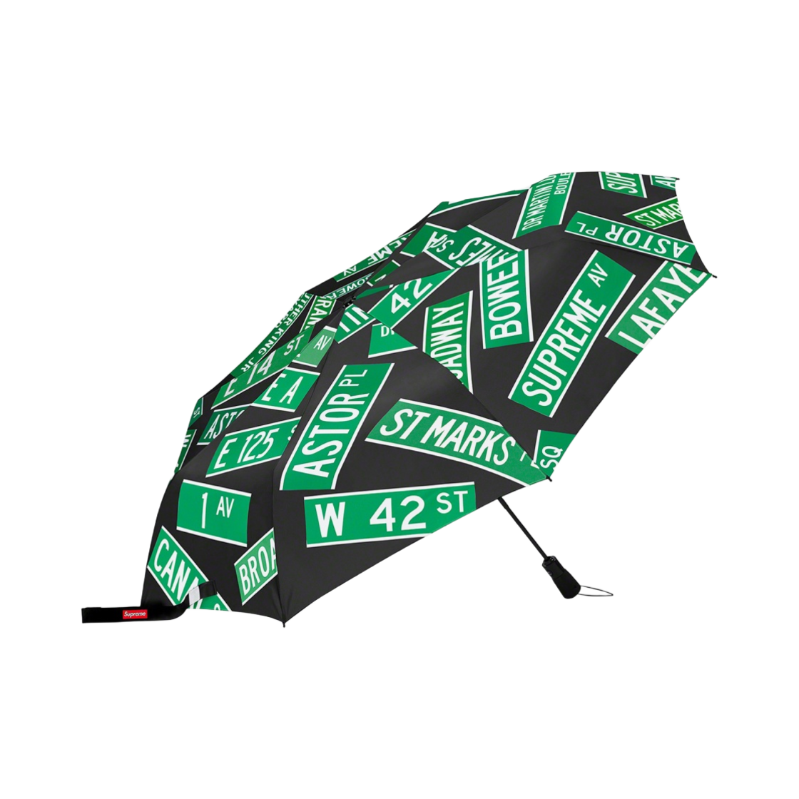 슈프림 x 쉐드레인 스트릿 사인 우산 블랙 - 21SS