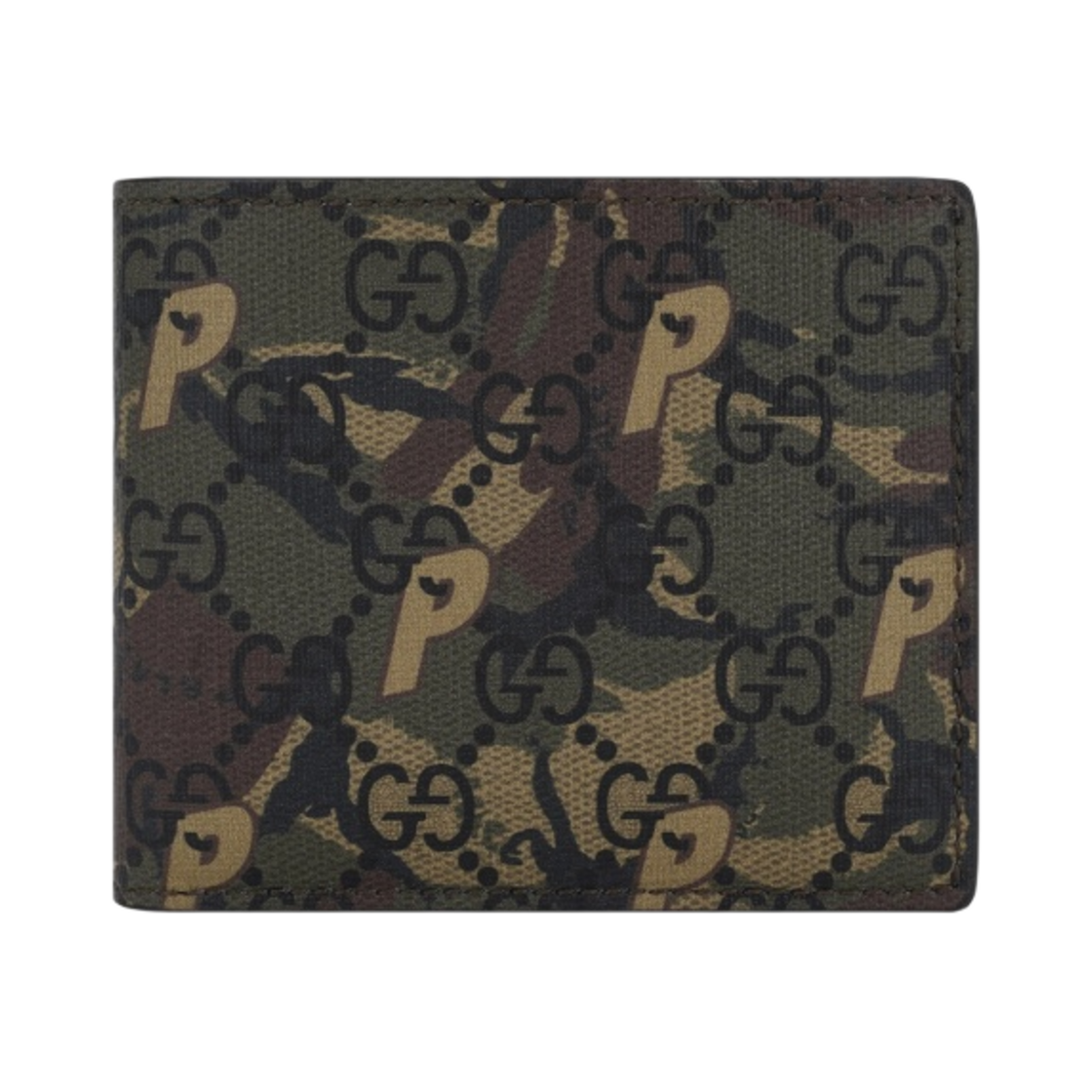 팔라스 x 구찌 GG-P 슈프림 반지갑 카모플라주 - 22FW(Palace x Gucci GG-P Supreme Bi-Fold Wallet Camouflage - 22FW)
