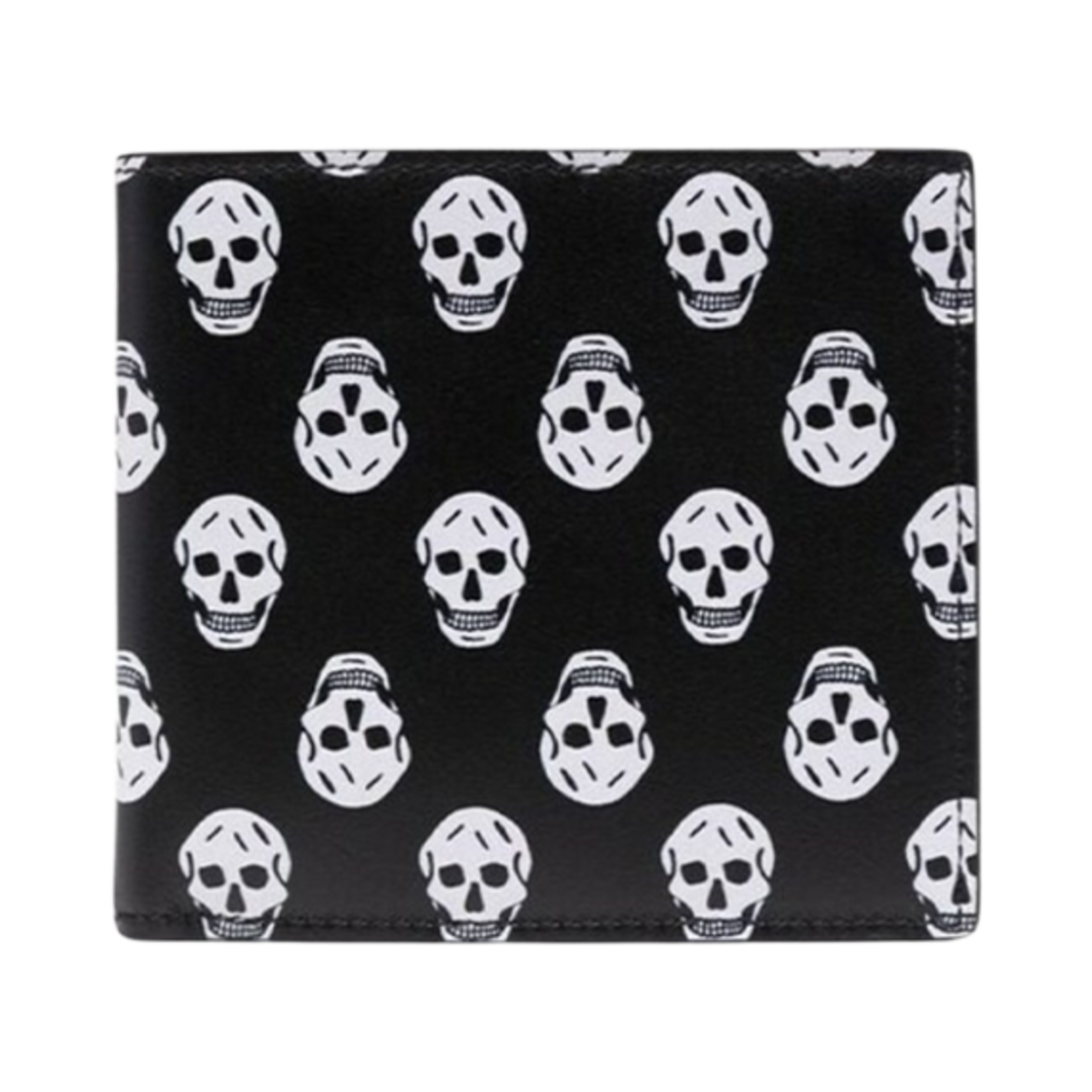 알렉산더 맥퀸 그래피티 반지갑 블랙(Alexander McQueen Graffiti Billfold Wallet Black)