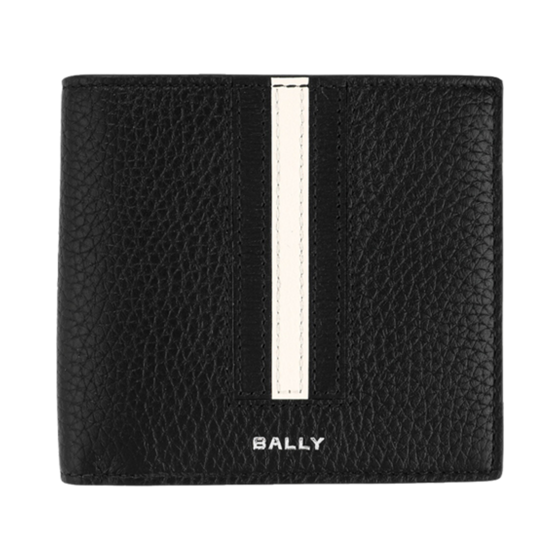 발리 리본 반지갑 블랙(Bally Ribbon Bi-Fold Wallet Black)