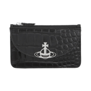 Vivienne Westwood Half Moon Card Holder Black