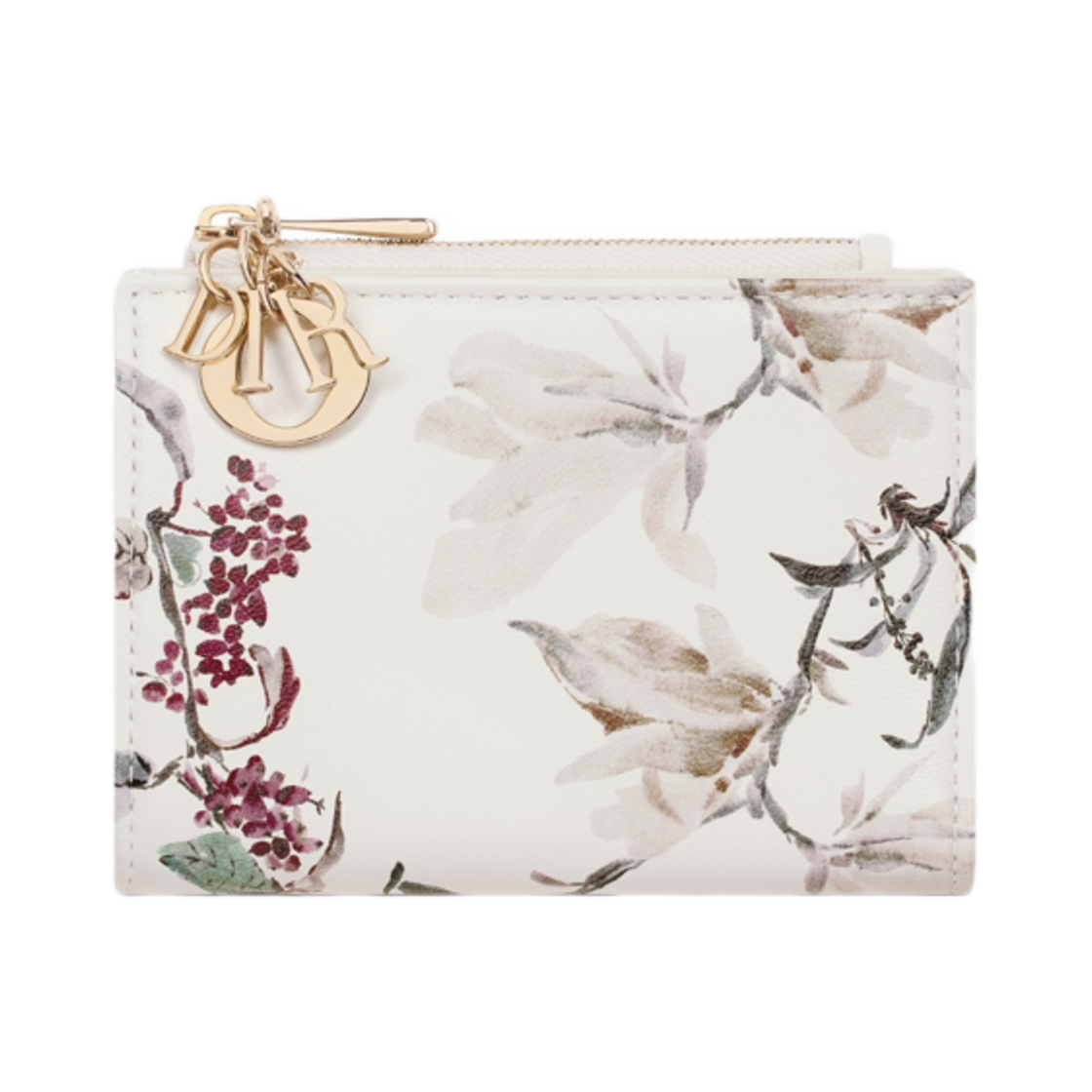 디올 레이디 디올 달리아 월렛 프린티드 램스킨 멀티컬러(Dior Lady Dior Dahlia Wallet Printed Lambskin Multicolor) - 1