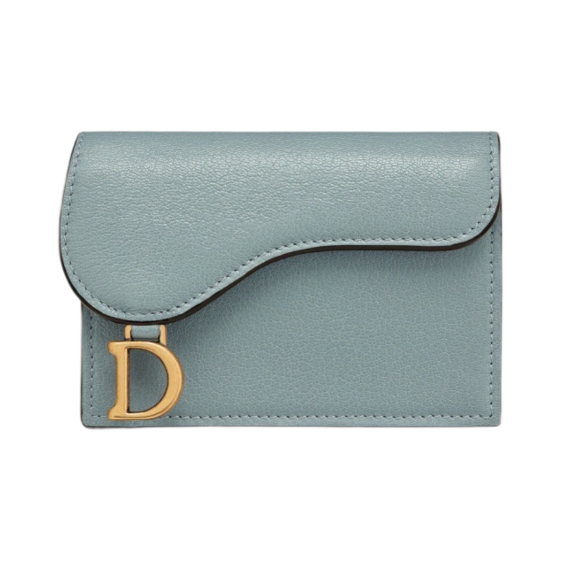 디올 고트스킨 새들 플랩 카드 홀더 클라우드 블루(Dior Goatskin Saddle Flap Card Holder Cloud Blue) - 1