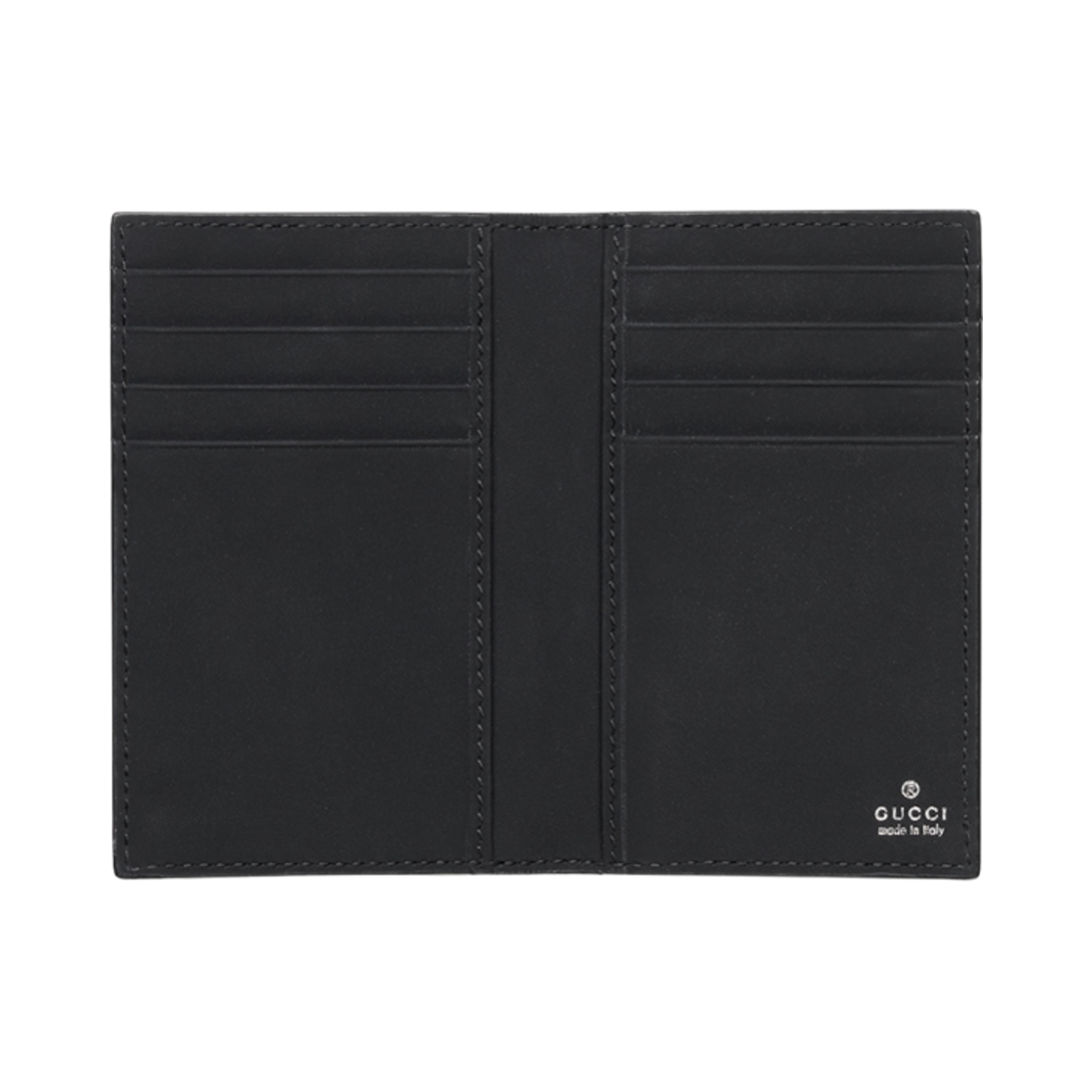 구찌 GG 러버 이펙트 롱 카드 케이스 블랙(Gucci GG Rubber-Effect Long Card Case Black) - 2