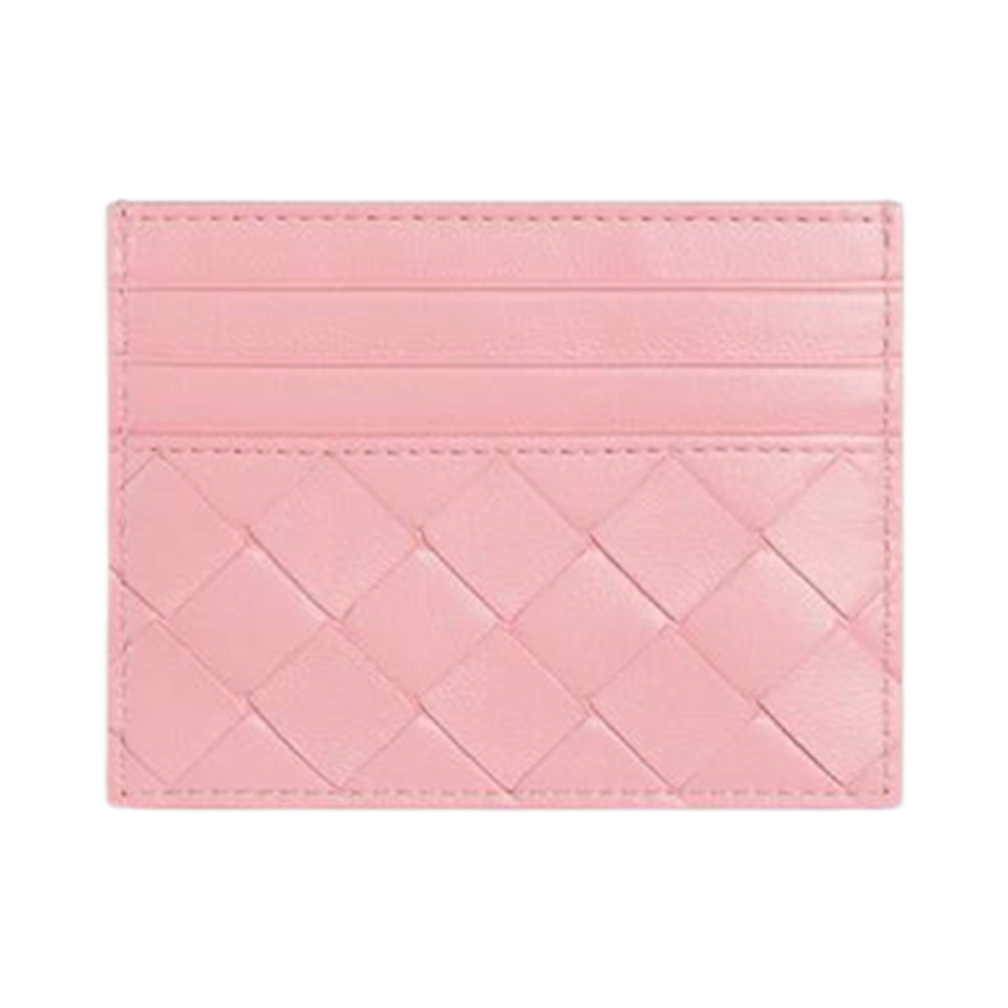 742325VCPP35832 Bottega Veneta Intrecciato Credit Card Case Ribbon - 대표 이미지 #1