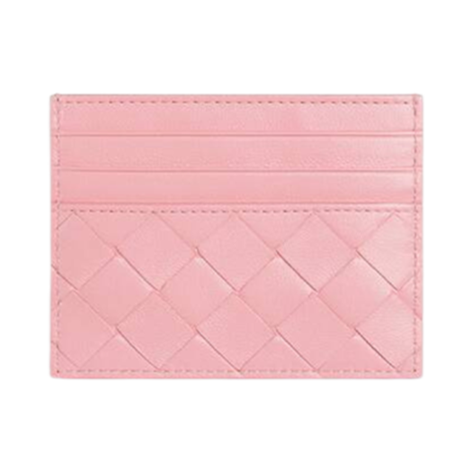 Bottega Veneta Intrecciato Credit Card Case Ribbon
