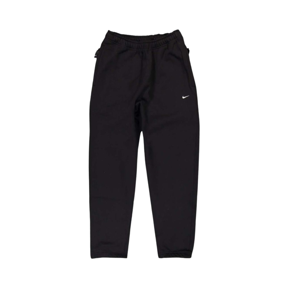 나이키 솔로 스우시 플리스 팬츠 블랙 - 아시아(Nike Solo Swoosh Fleece Pants Black - Asia)