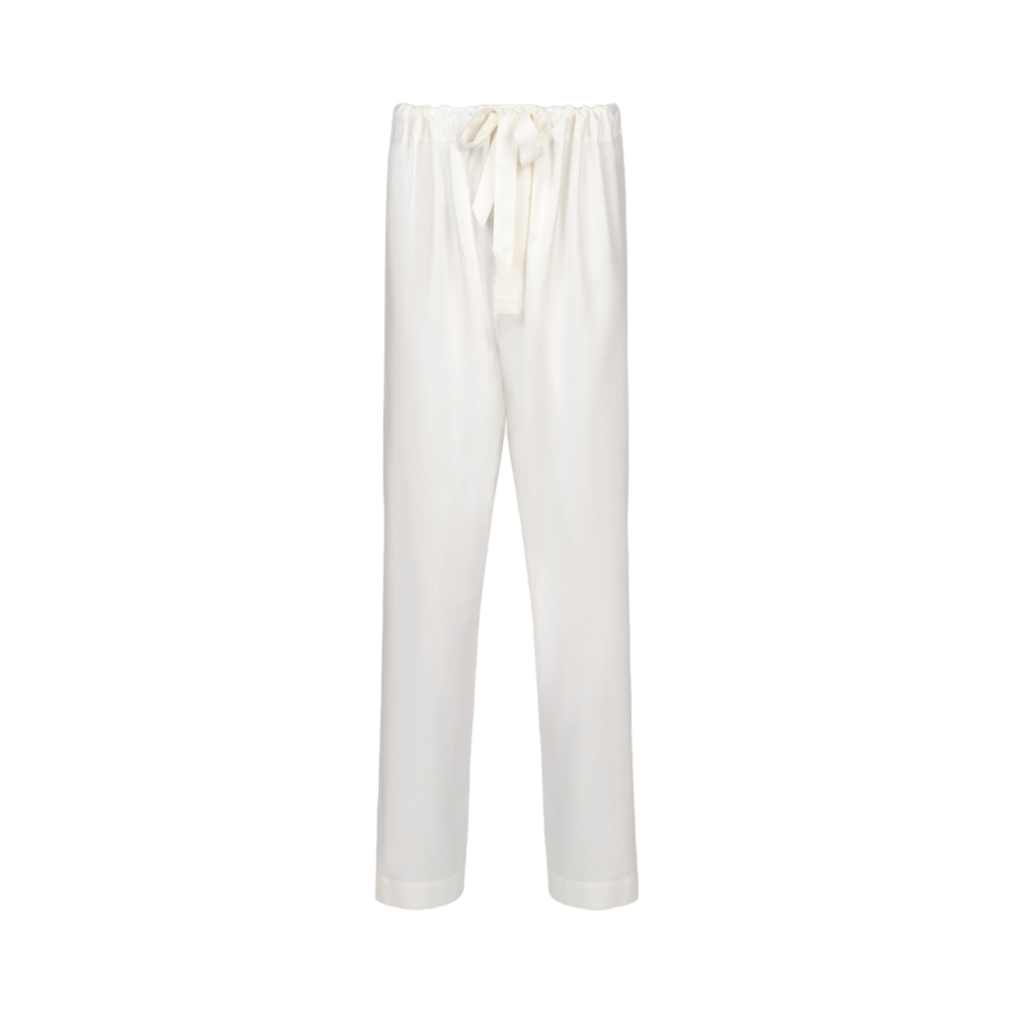 메종 마르지엘라 실크 포플린 트라우저 오프 화이트(Maison Margiela Silk Poplin Trousers Off White) - 1