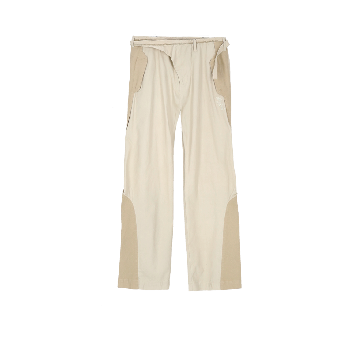 CK25SSPT02IV Cost Per Kilo Belted Chino Pants Ivory